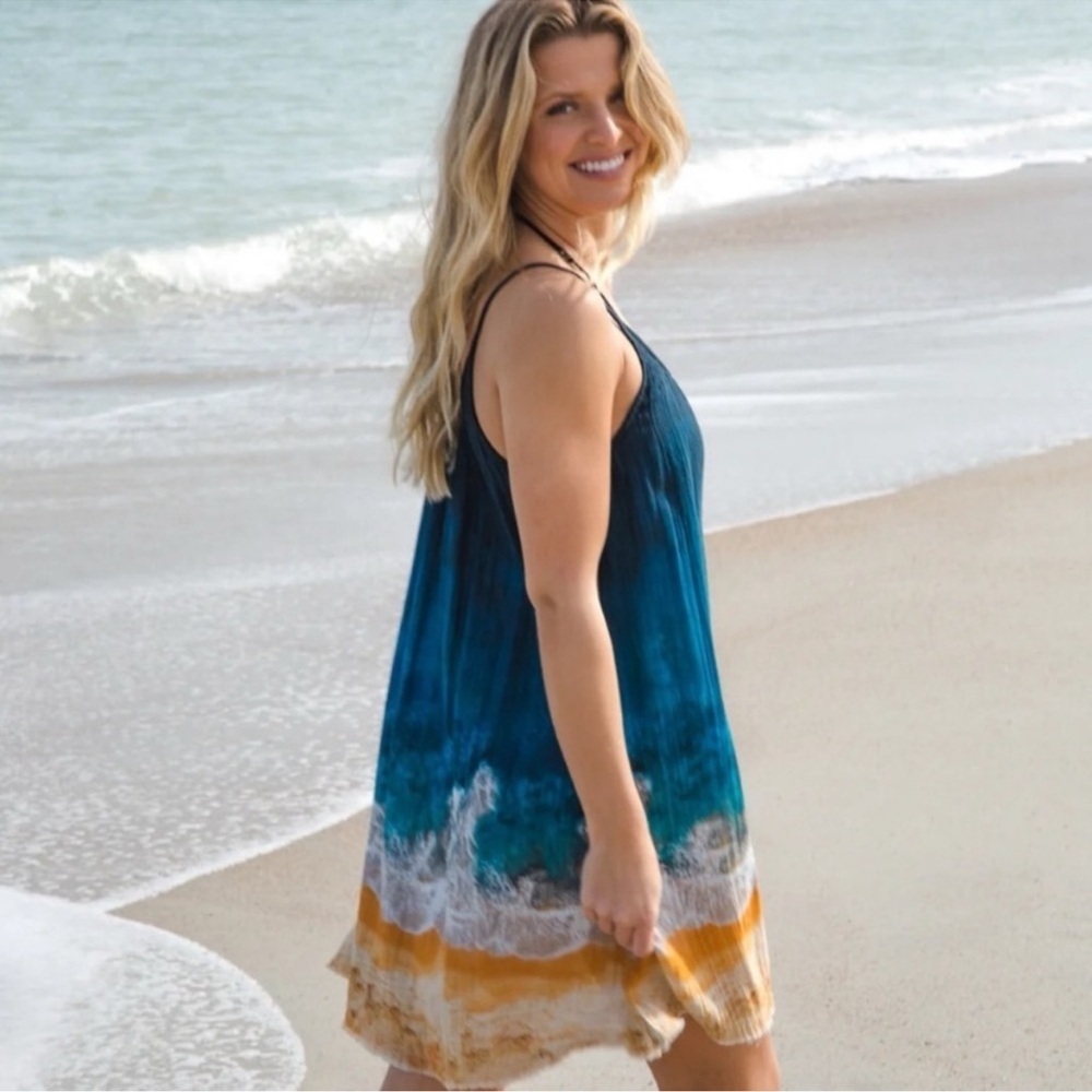 NWT Natural Life Coco Gauze Mini Dress Size Medium - Picture 2 of 13